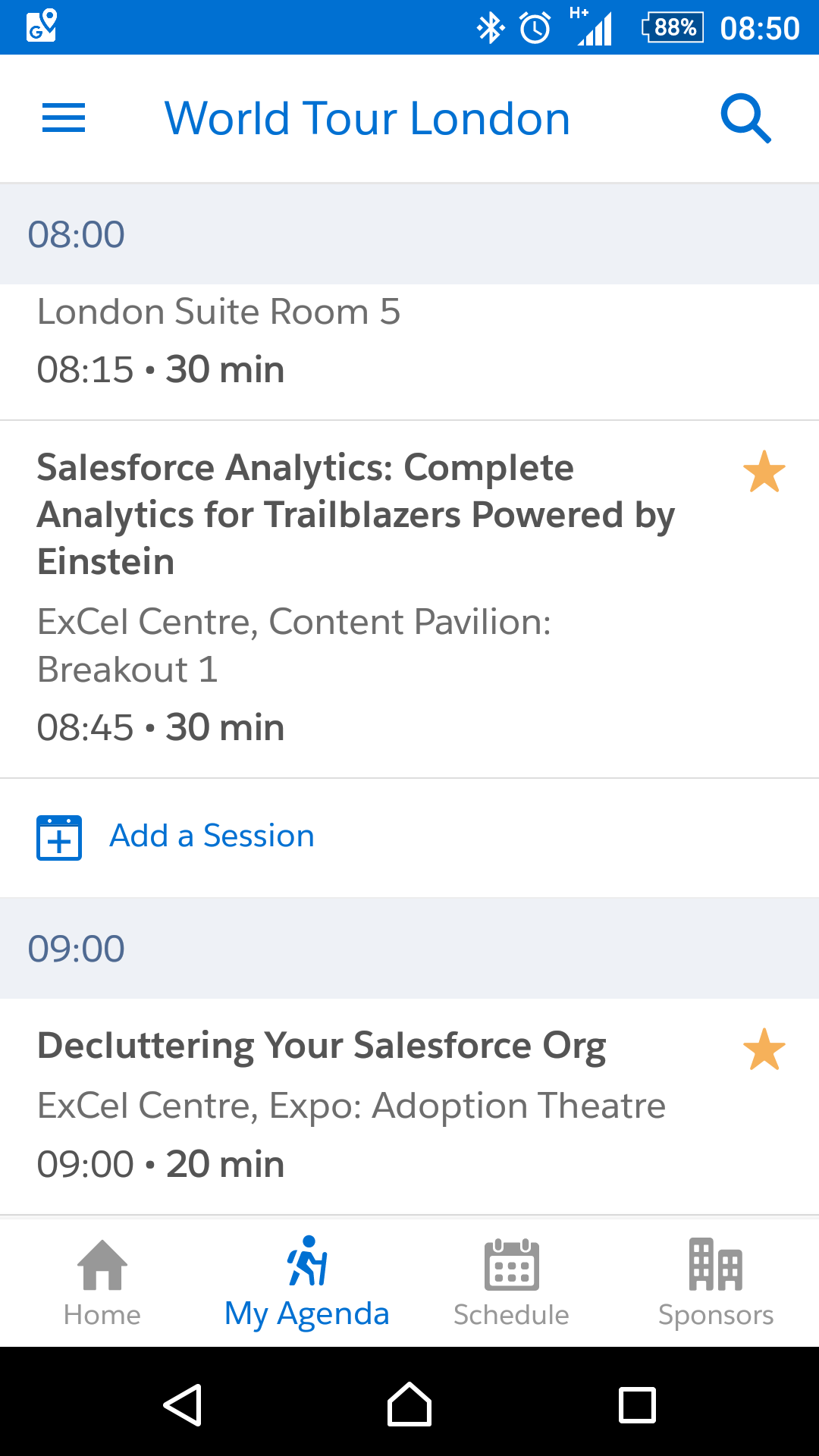 download the Salesforce Events app