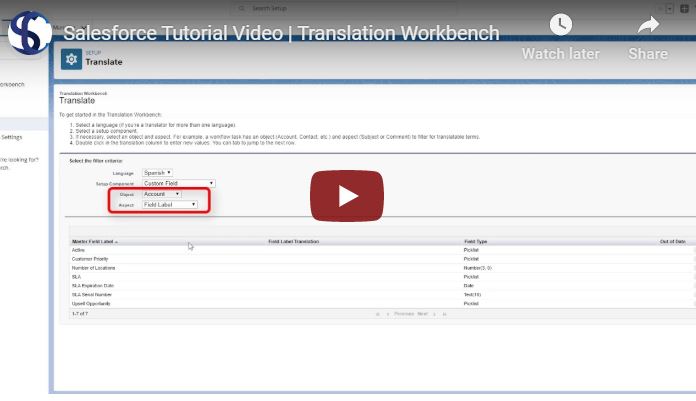 Salesforce Translation Workbench