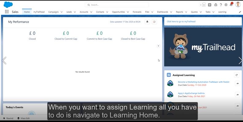 Salesforce Learning Paths 